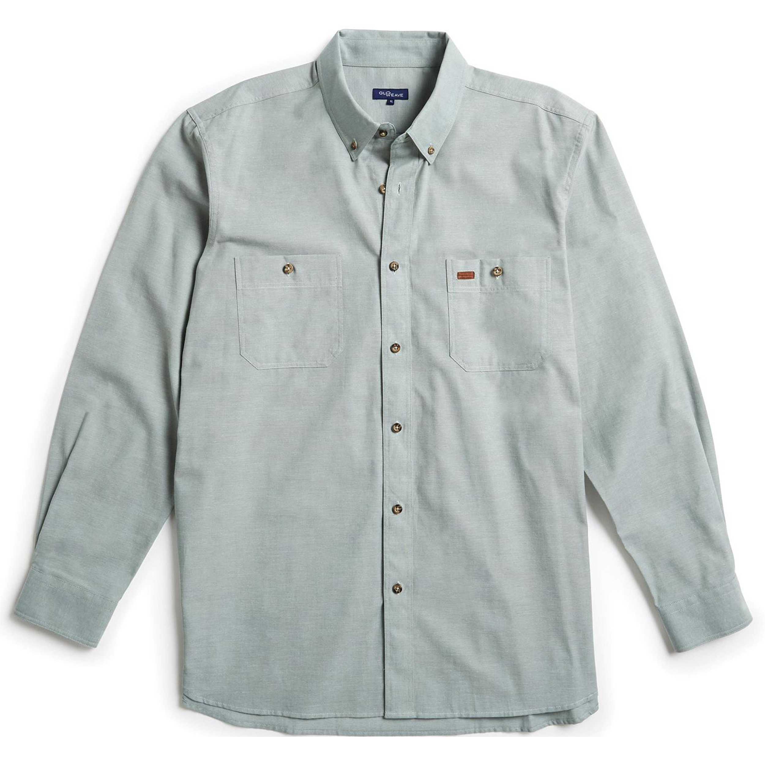 Gloweave Online Shop: Mens Long Sleeve Classic Chambray Shirt (5045LN ...